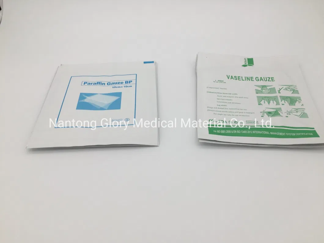 OEM Disposable Medical Supply Surgical Sterile Disposable Dressing Paraffin Gauze