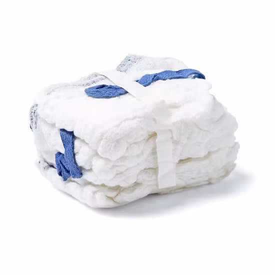 Almohadilla abdominal de gasa de fabricante chino con hilos de rayos X prelavados