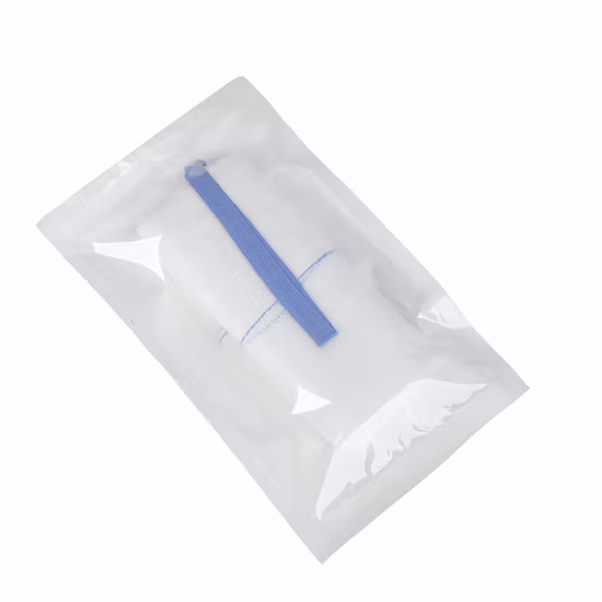 Esponja de regazo de gasa envuelta doble estéril del cojín abdominal del vendaje para heridas