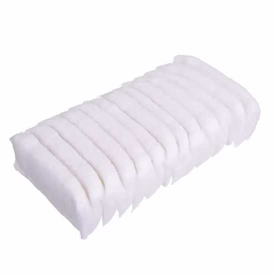 Algodón en zigzag absorbente médico desechable 100% algodón